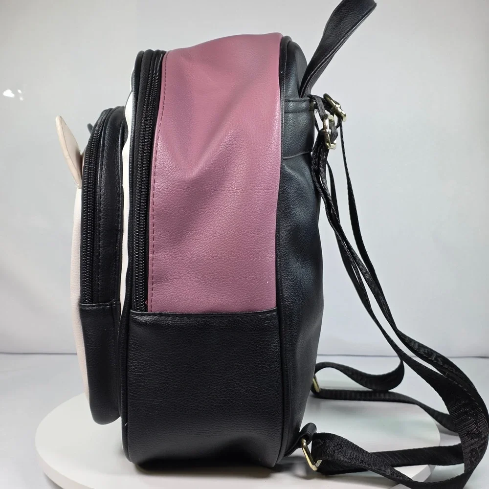 Luv Betsey Johnson French Bulldog‎ Mini Backpack Black White Pink Puppy Dog Bag